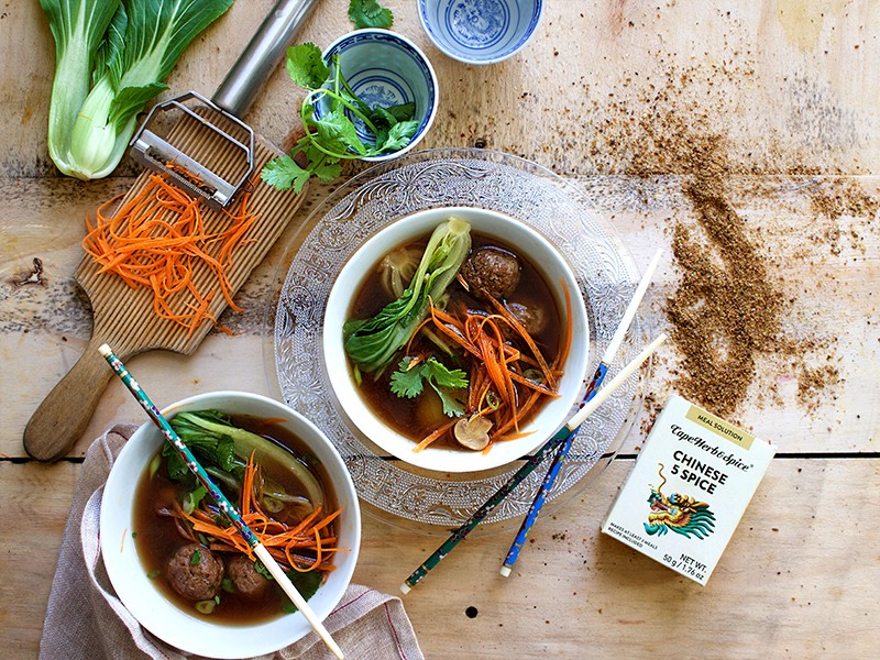 CHINESE 5 SPICE BEEF BALL SOUP